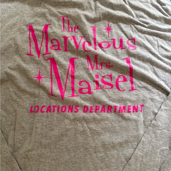 RARE MARVELOUS MRS MAISEL Women Large Season 4 Cast & Crew Locations Department - Picture 2 of 6